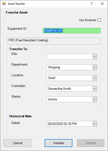 Asset Transfer