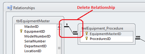 Delete Relationships