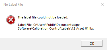 No Label File