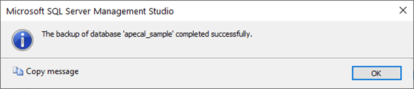 SQL Backup Complete
